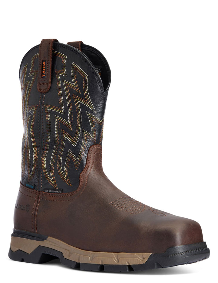 Men's Ariat Rebar Western Flex H2O Composite Work Boots