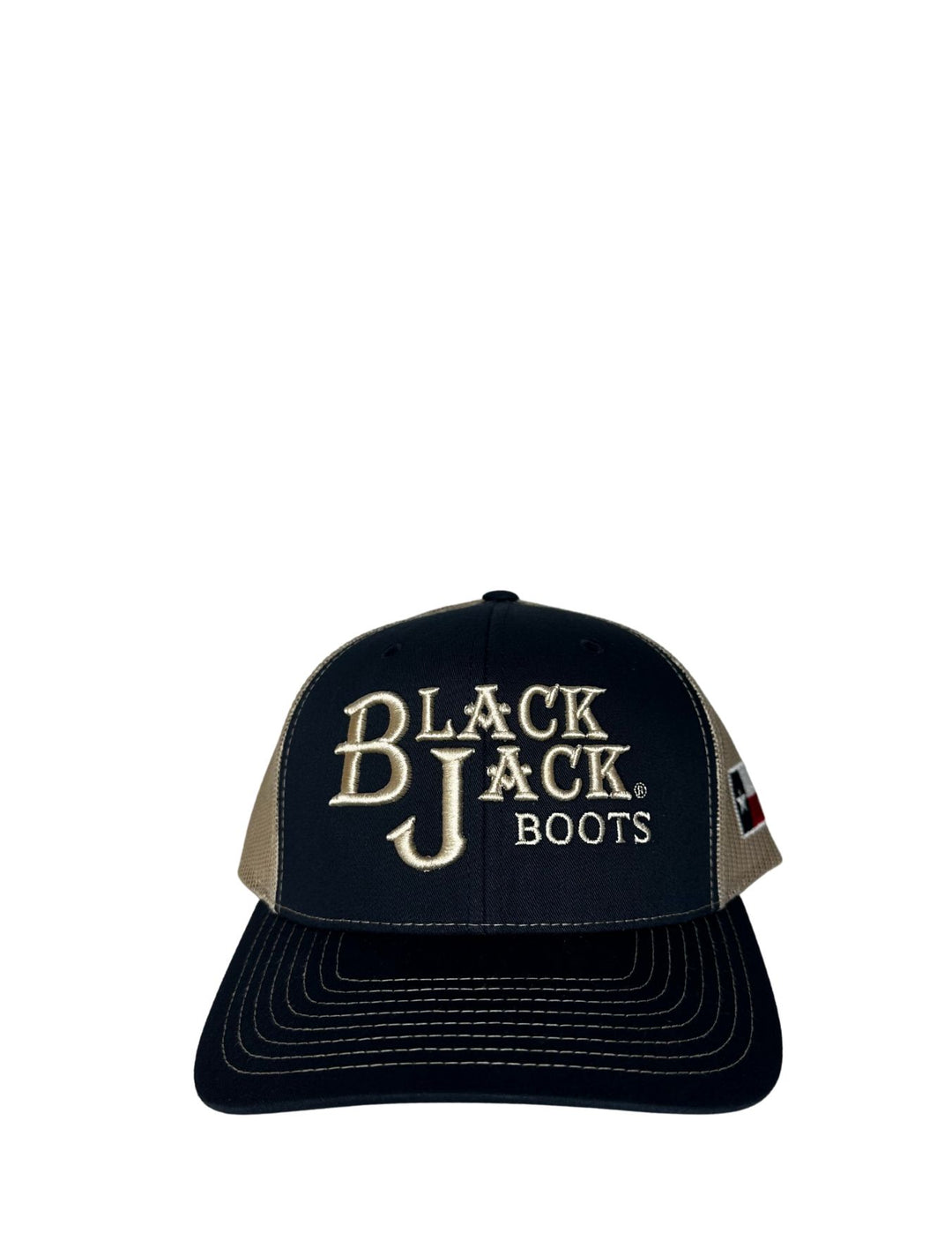 Black Jack Mens Navy Logo Cap