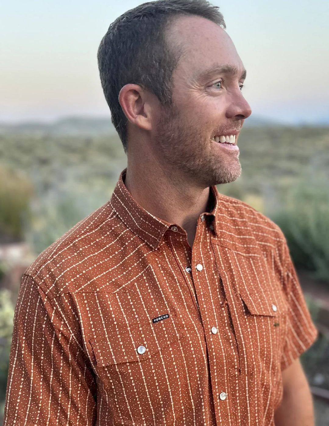 poncho dress shirts Poncho Button Down
