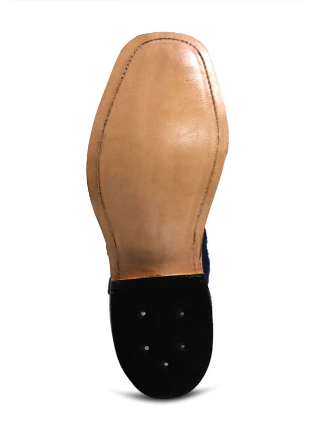 Olathe Mens Royal Blue Wyoming Roughout Boots