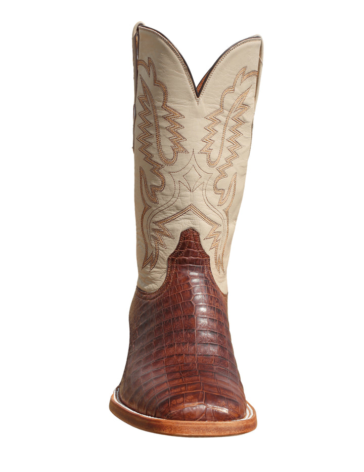 Black Jack Mens Burnished Barnwood Caiman Belly Boots