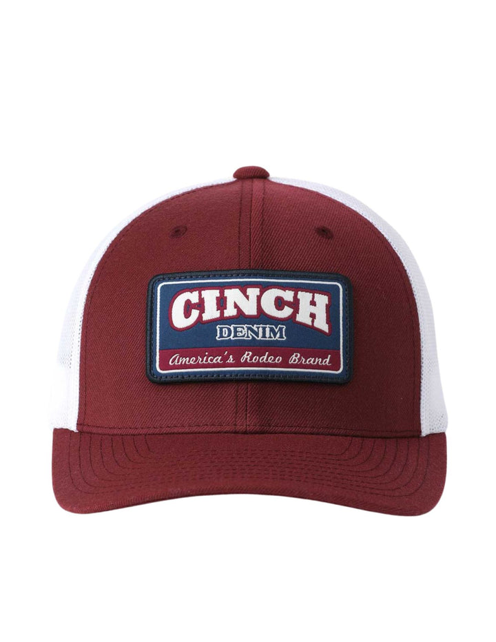 Cinch Womens Burgundy Cap