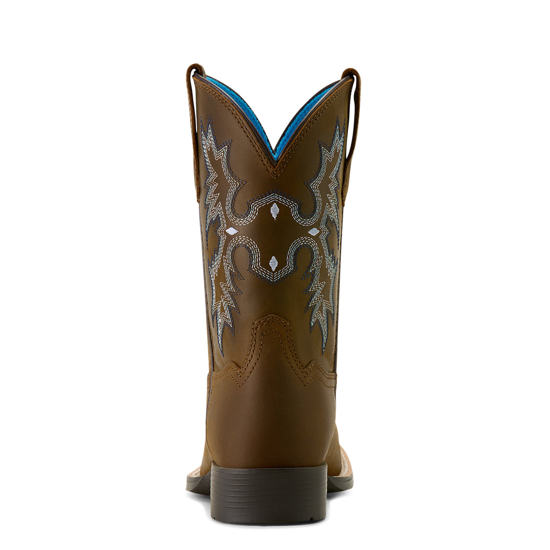 Ariat Boys Tombstone Wide Square Toe Western Boot