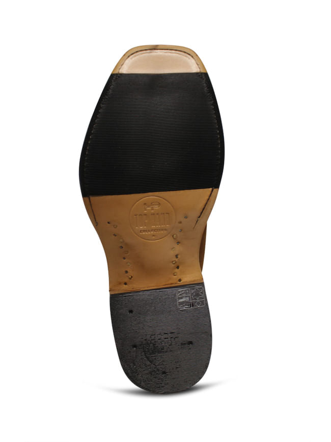 Horse Power Mens Top Hand Camel Suede Cutter Toe Cowboy Boots