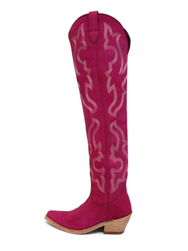 Liberty Black Womens Alyssa Fuchsia Boots