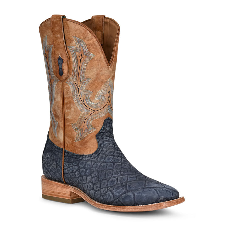 Corral Mens Blue Alligator Boots