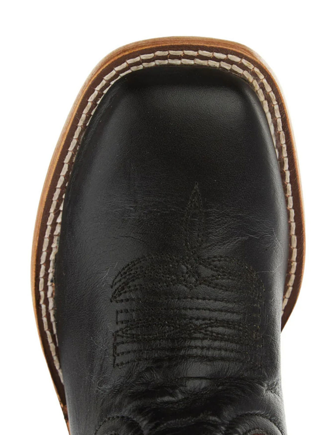 Horse Power Boots Kids Black Full Grain and Red Vitrio Square Toe Boots