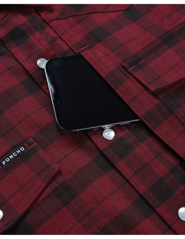 Poncho Mens The Casper Long Sleeve Shirt