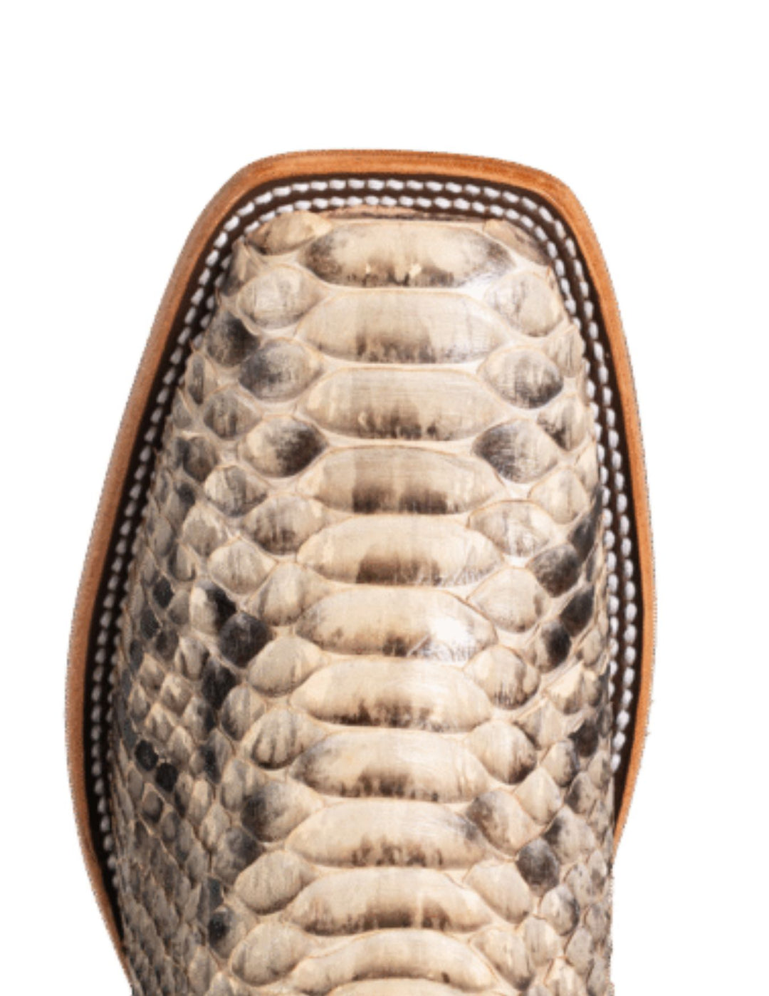 Macie Bean Womens Top Hand Python Square Toe Boots