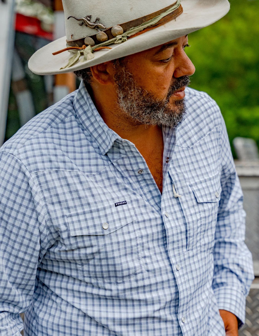 Poncho Mens The Blackfin Long Sleeve Shirt