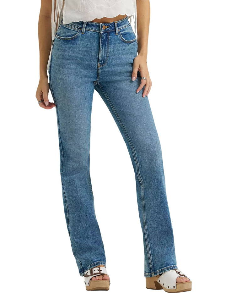 Wrangler Womens High Rise Bold Boot Jeans