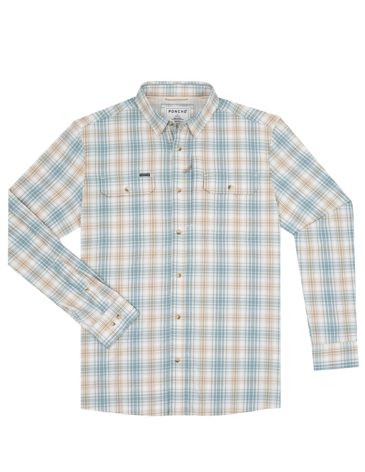 Poncho Mens The Nervous Water Long Sleeve Shirt