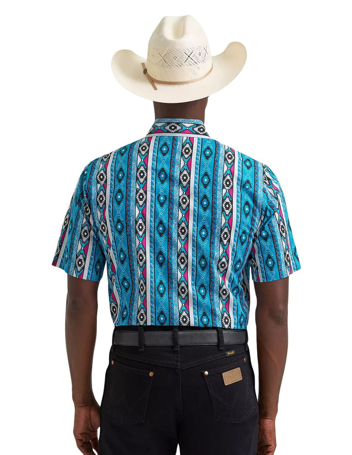 Wrangler Mens Checotah Short Sleeve Shirt