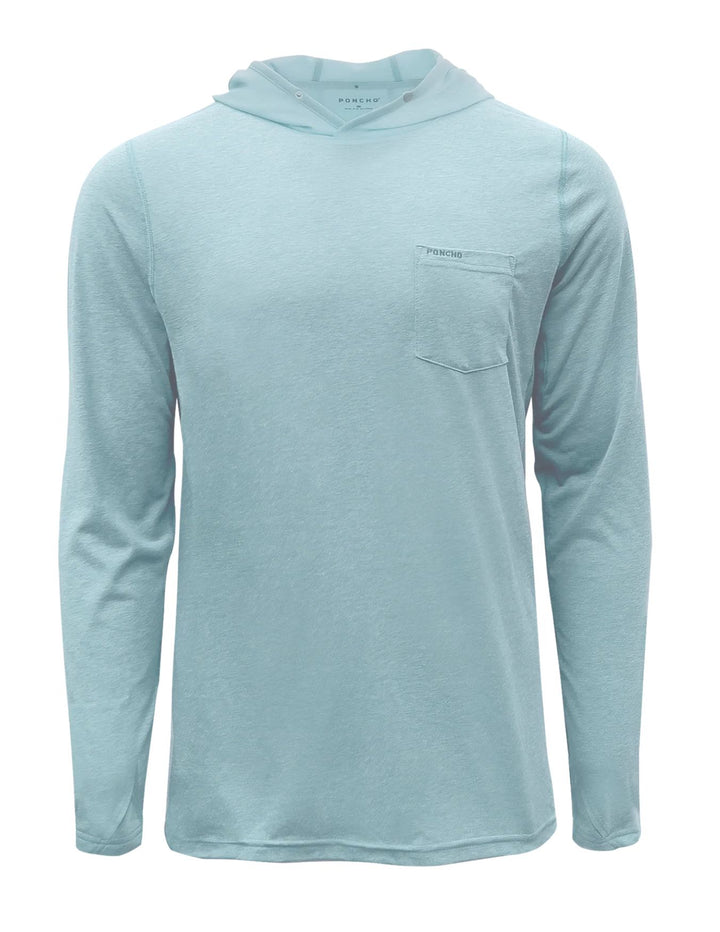 Poncho Mens Salty Teal Performance Hoodie