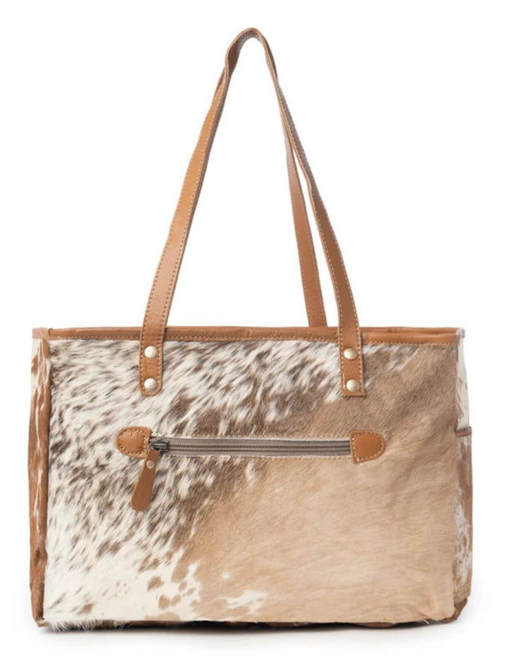 Myra Womens Christine Leather & Hairon Shoulder Bag