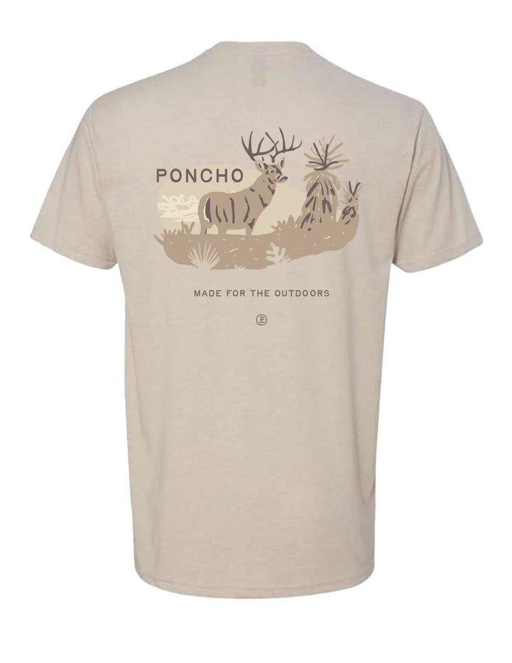 Poncho Mens The Big Buck T-Shirt