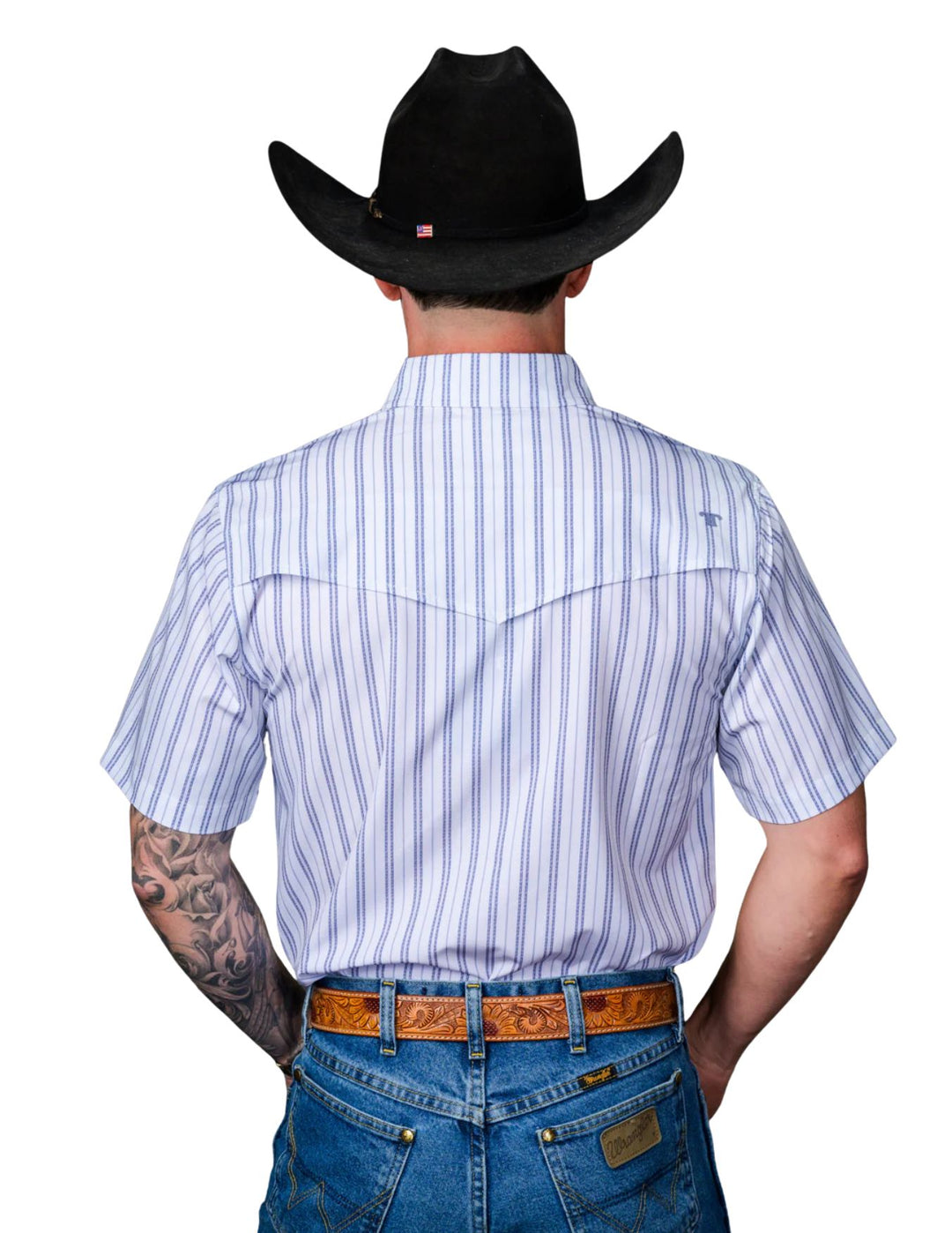 Ferrell Mens The Jack in Blue Short Sleeve Shirt