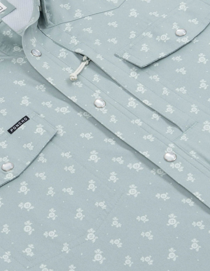 Poncho Mens The Lupine Short Sleeve Shirt