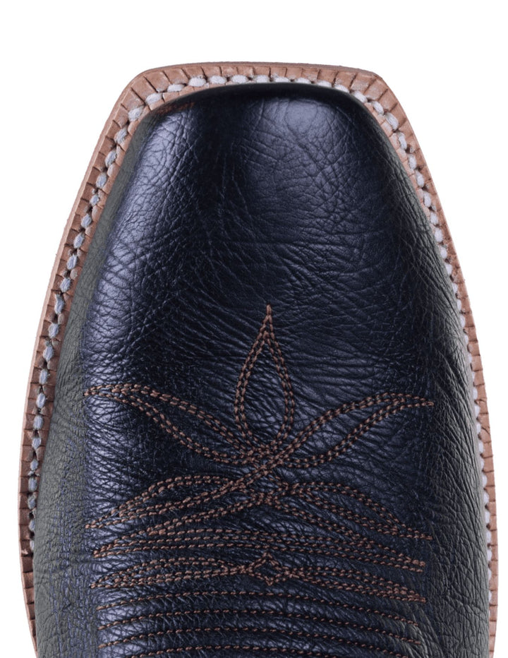 Hyer Mens Riley Black Cutter Toe Boots