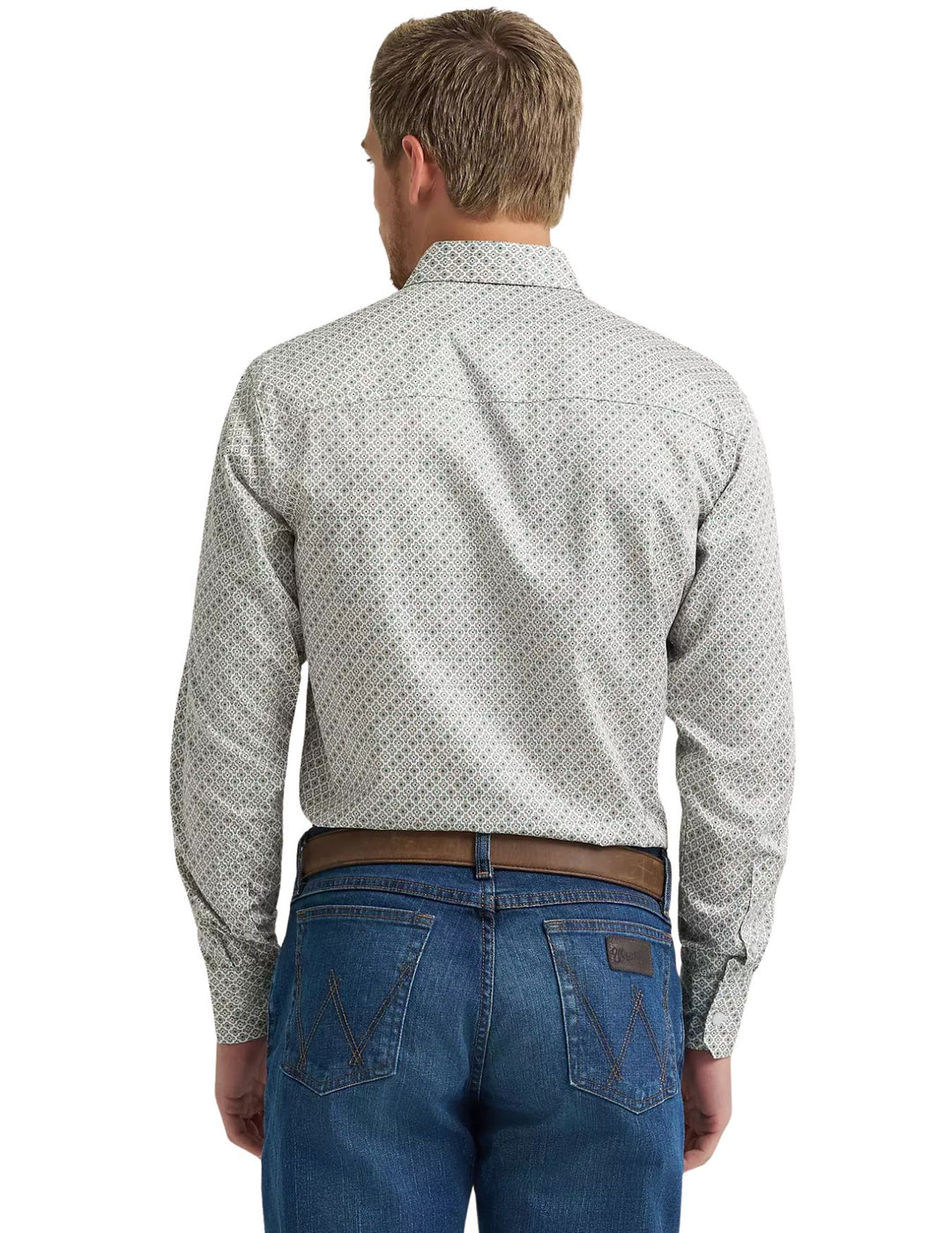 Wrangler Mens Cody Johnson One Pocket Button Down Shirt