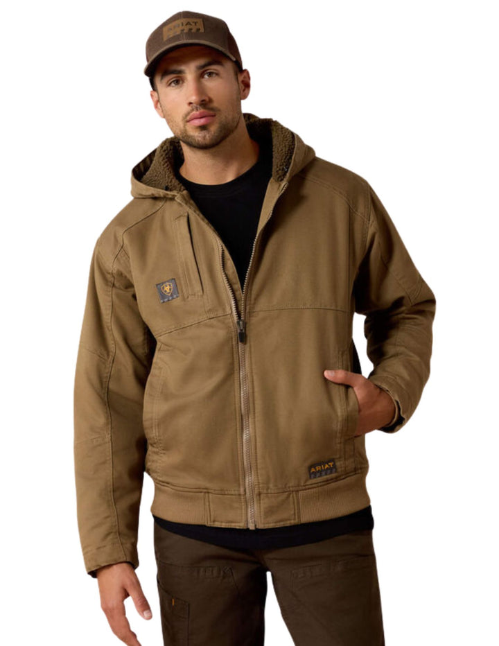 Ariat Mens Khaki Rebar DuraCanvas Jacket