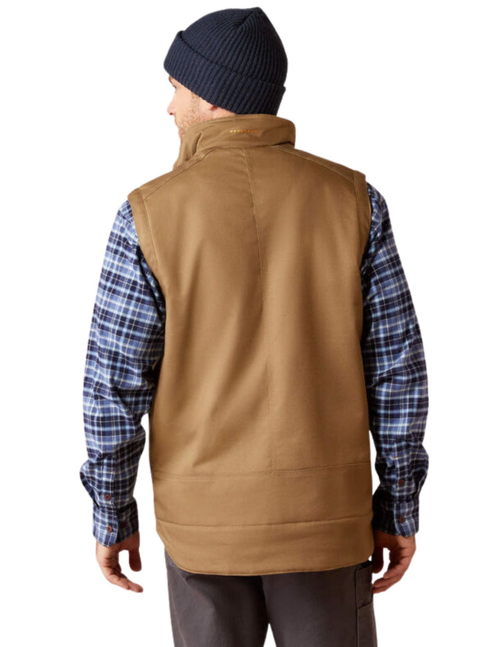 Ariat Mens Khaki Rebar DuraCanvas Vest