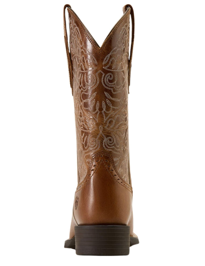 Ariat Womens Aged Tan Round Up Remuda Boots
