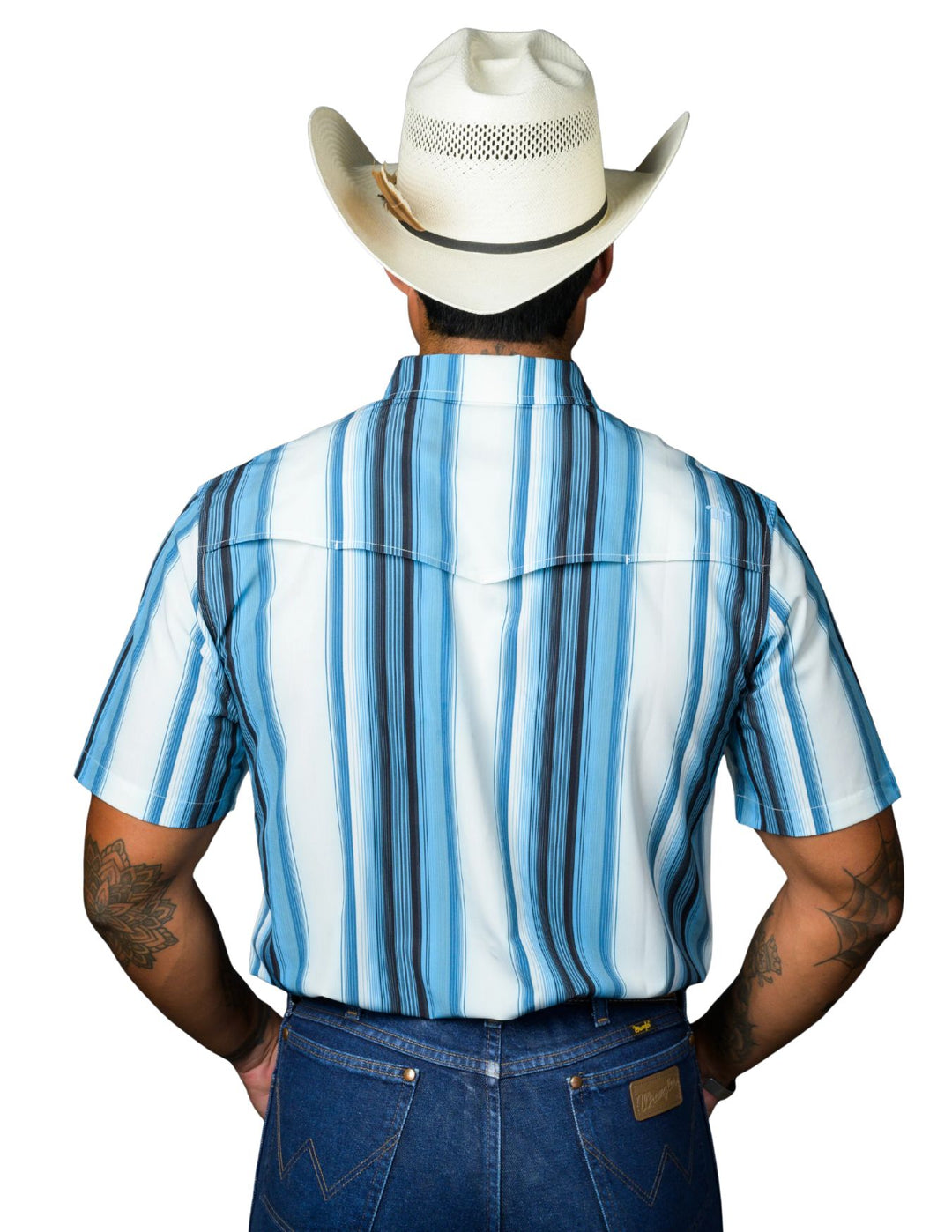 Ferrell Mens The Harrison Blue Short Sleeve Shirt