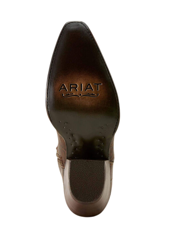 Ariat Womens Espresso Croc Print Casanova Boots