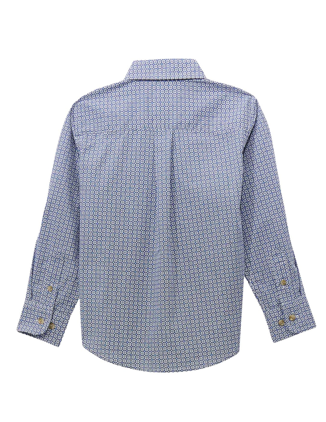 Wrangler Boys Classic Button-Down Print Shirt