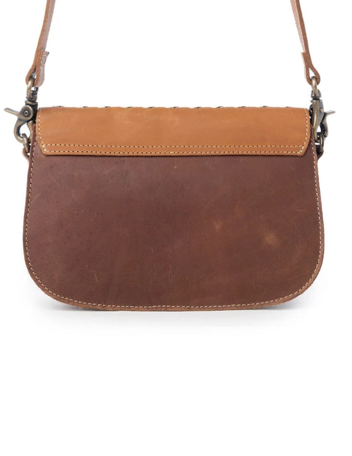 Myra Womens Oxbow Falls Leather Hairon Bag