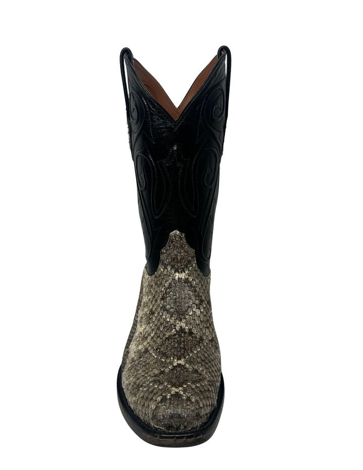 Black Jack Mens Natural Western Rattlesnake