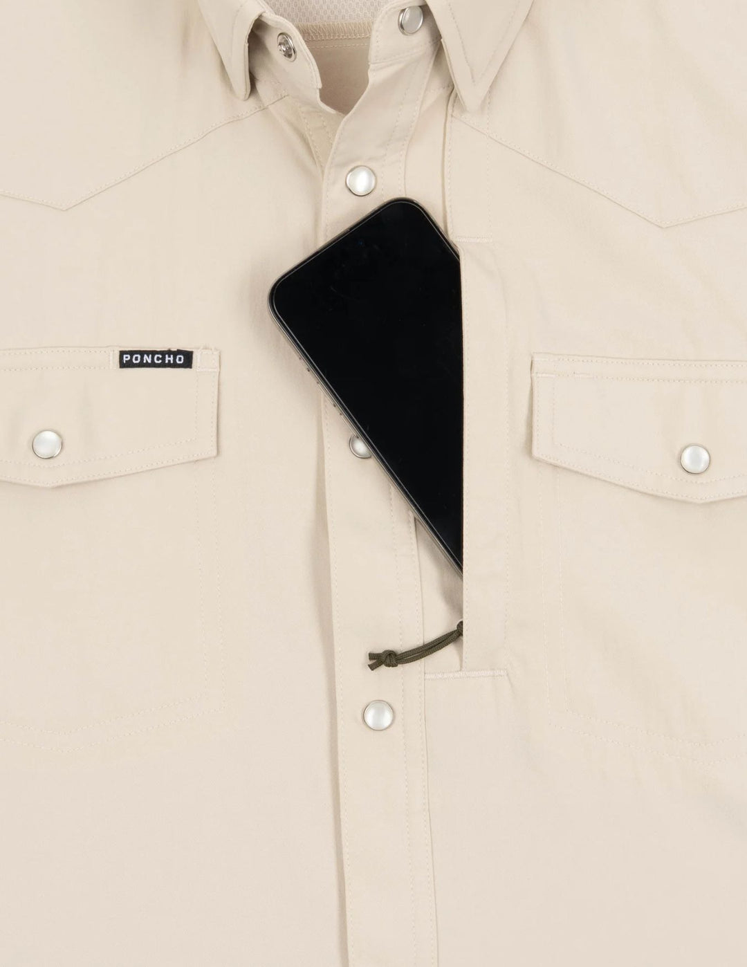 Poncho Mens The Big Bend Long Sleeve Shirt