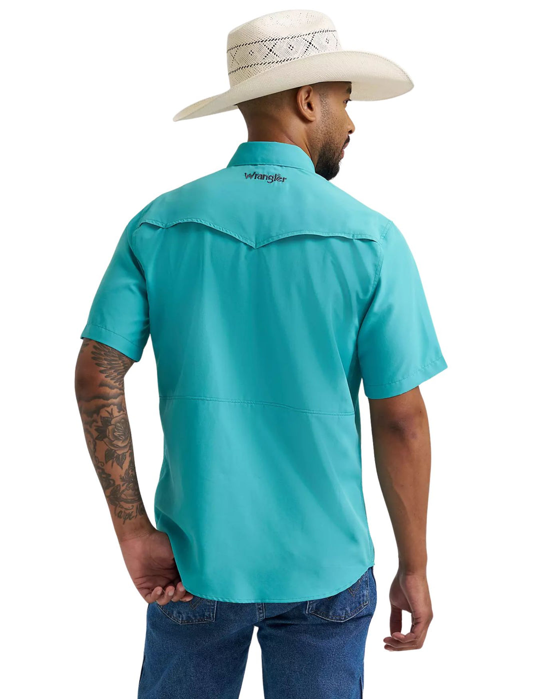Wrangler Mens Teal Performance Shirt