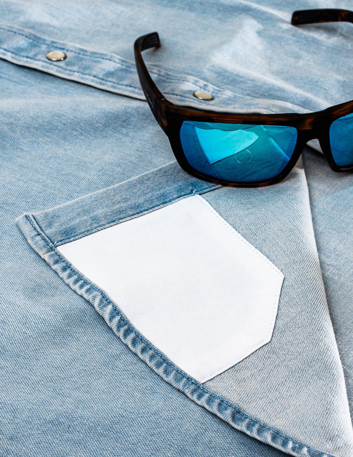 Poncho Mens The Right to Bare Arms Denim Shirt