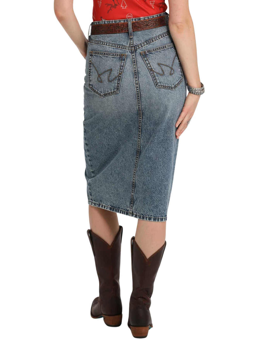 Cinch Womens Medium Stone Midi Skirt