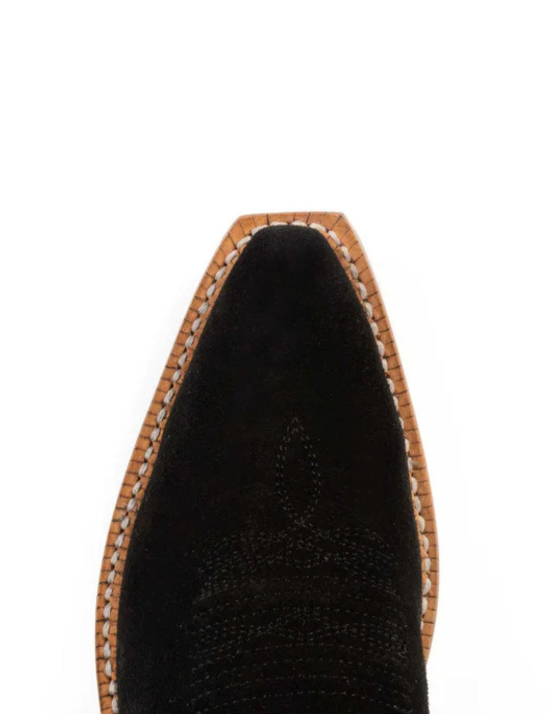 R. Watson Womens Black Roughout Ankle Boots