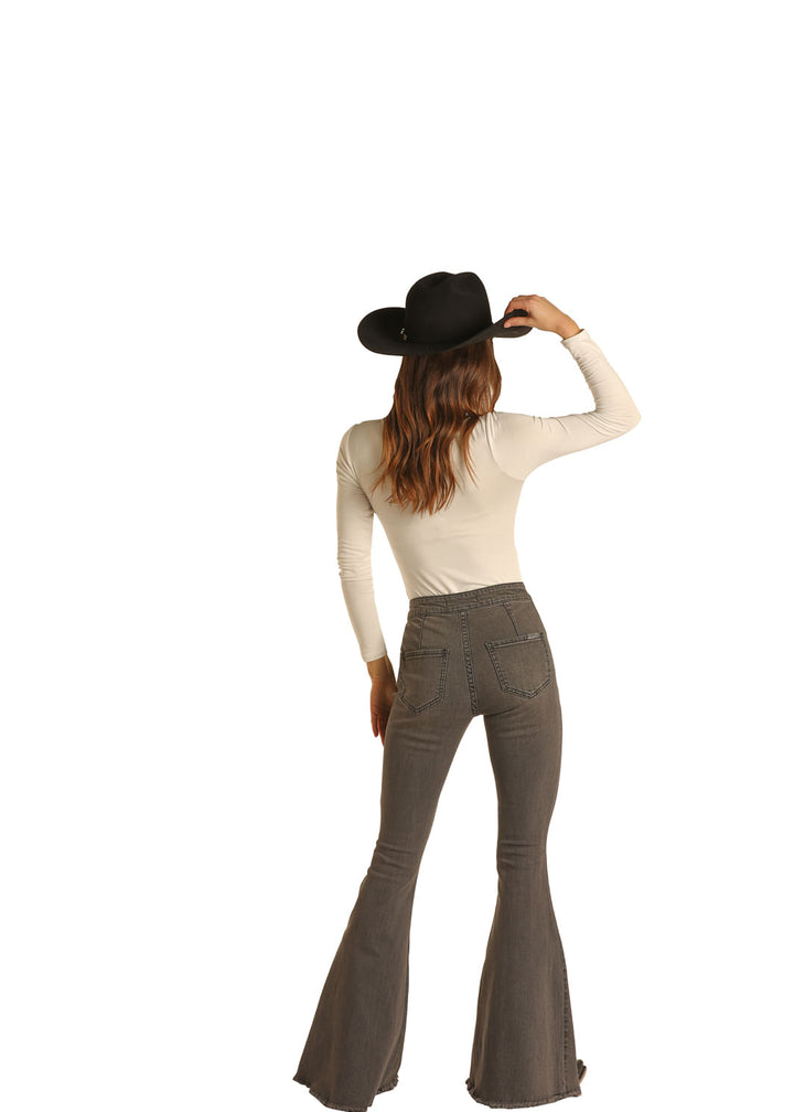 Panhandle Slim Womens Dark Grey Jeans