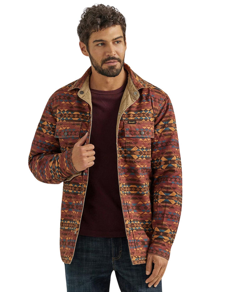 Wrangler Mens Clay Reversible Quilted Jacket