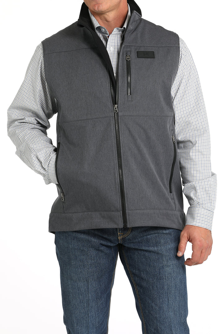 Cinch Mens Navy Softshell Vest