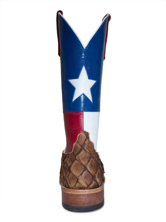 Anderson Bean Rustic Texas Flag Cigar Matte Big Bass Boots