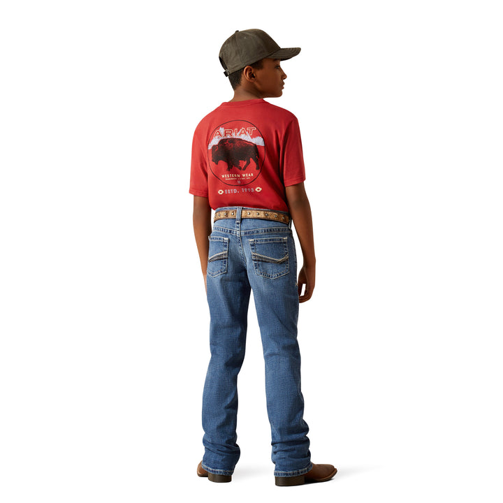 Ariat Boys B4 Relaxed August Boot Cut Jeans