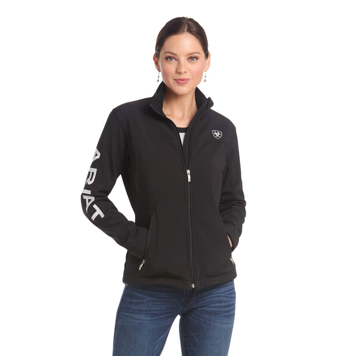 Ariat Womens Black New Team Softshell Jacket