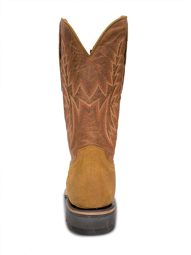 Mens Lucchese Sand Comanche Cognac Barn Boots