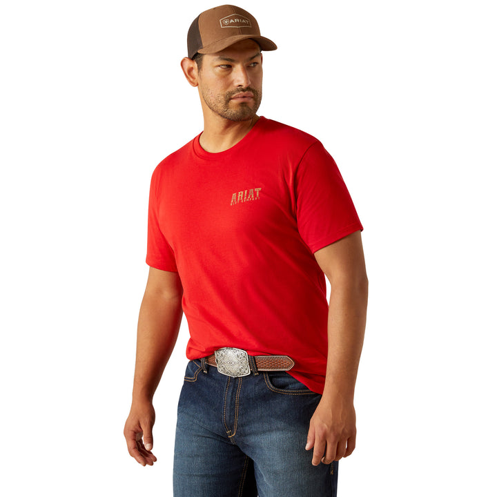 Ariat Mens Red Logo T-Shirt