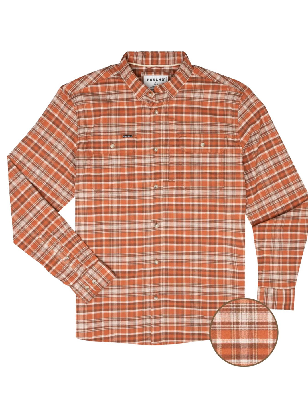 mens orange plaid dress shirt JCPenney Men's XLT Orange Gingham Plaid Dress Shirt 100% Cotton