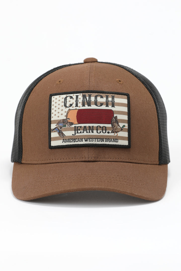 Cinch Mens Brown Shotgun Shell Cap