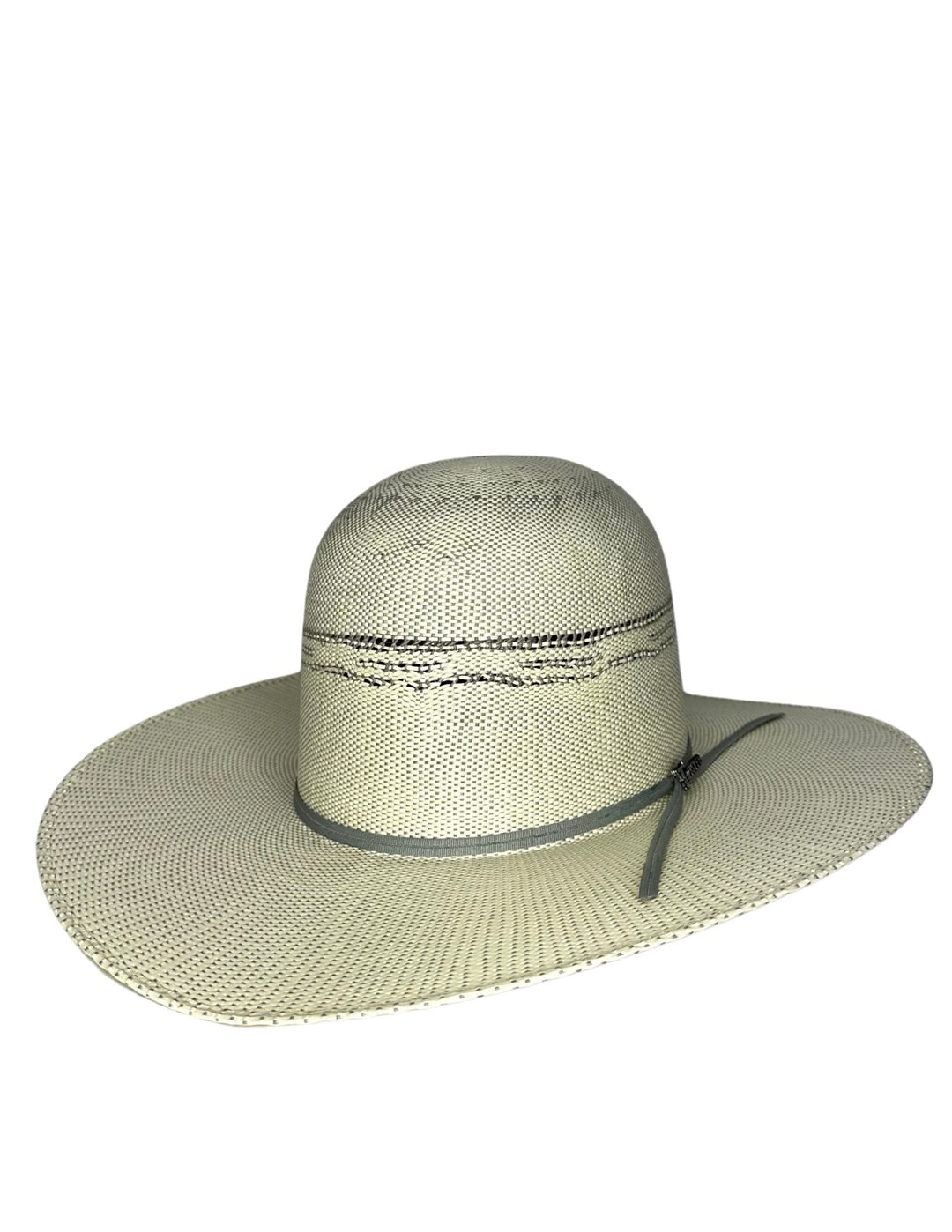 Twister Mens Grey Band Open Crown Hat