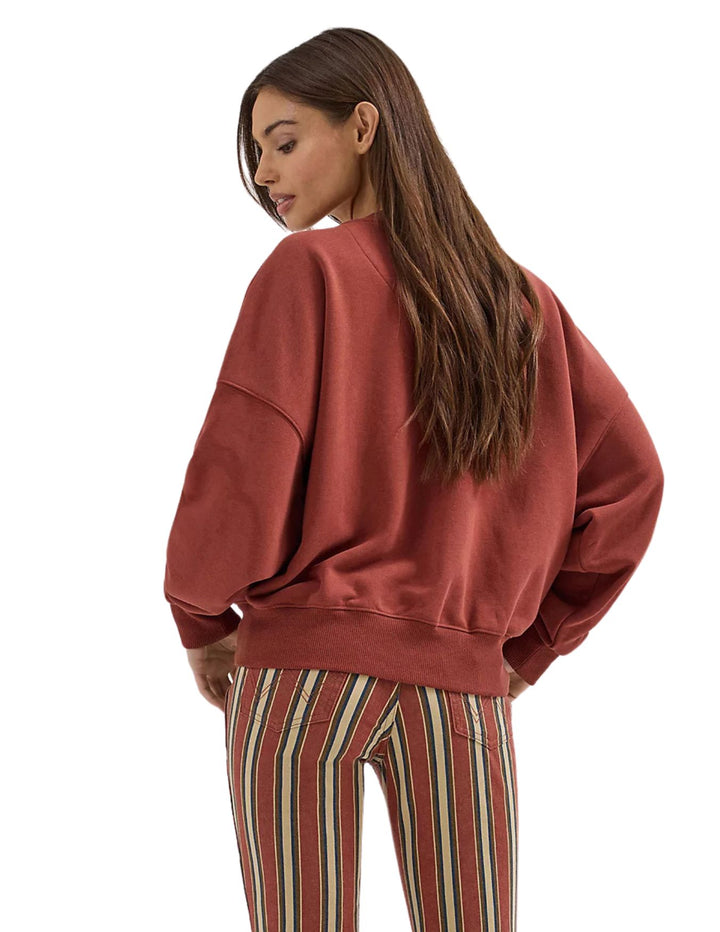 Wrangler Womens Lainey Wilson Thank Ya Friend Crew Sweatshirt