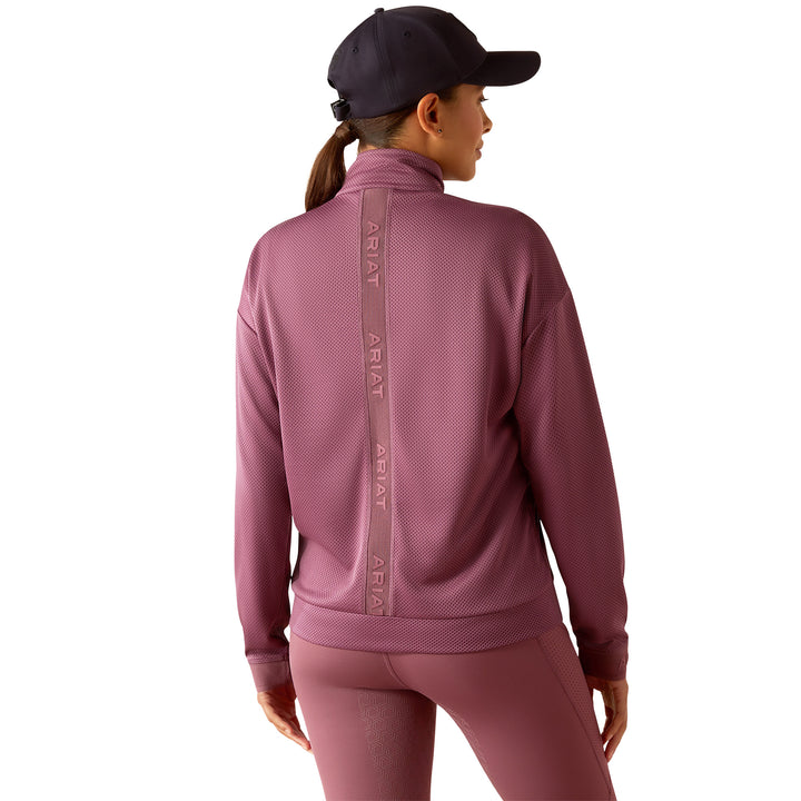 Ariat Womens Purple Breathe 1/2 Zip Sweatshirt